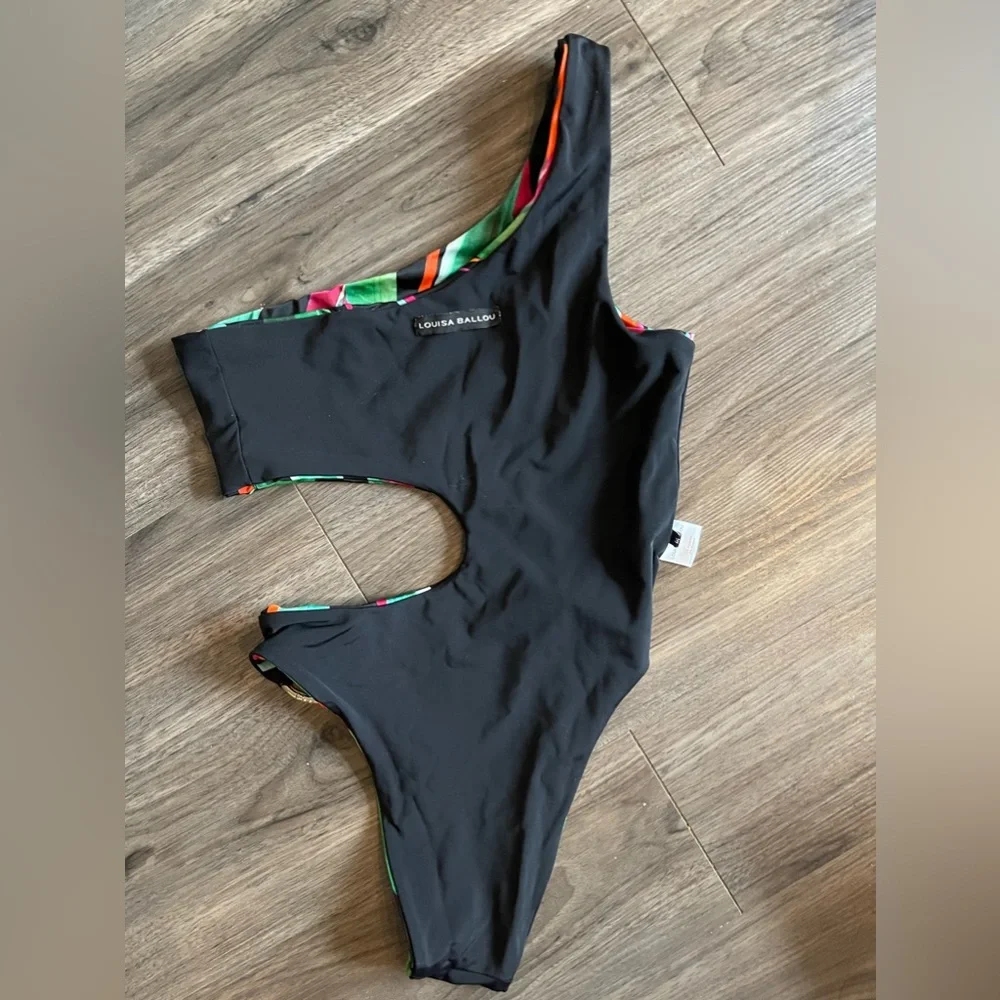Louisa Ballou Birds Of Paradise Cutout Swimsuit - Picture 5 of 7